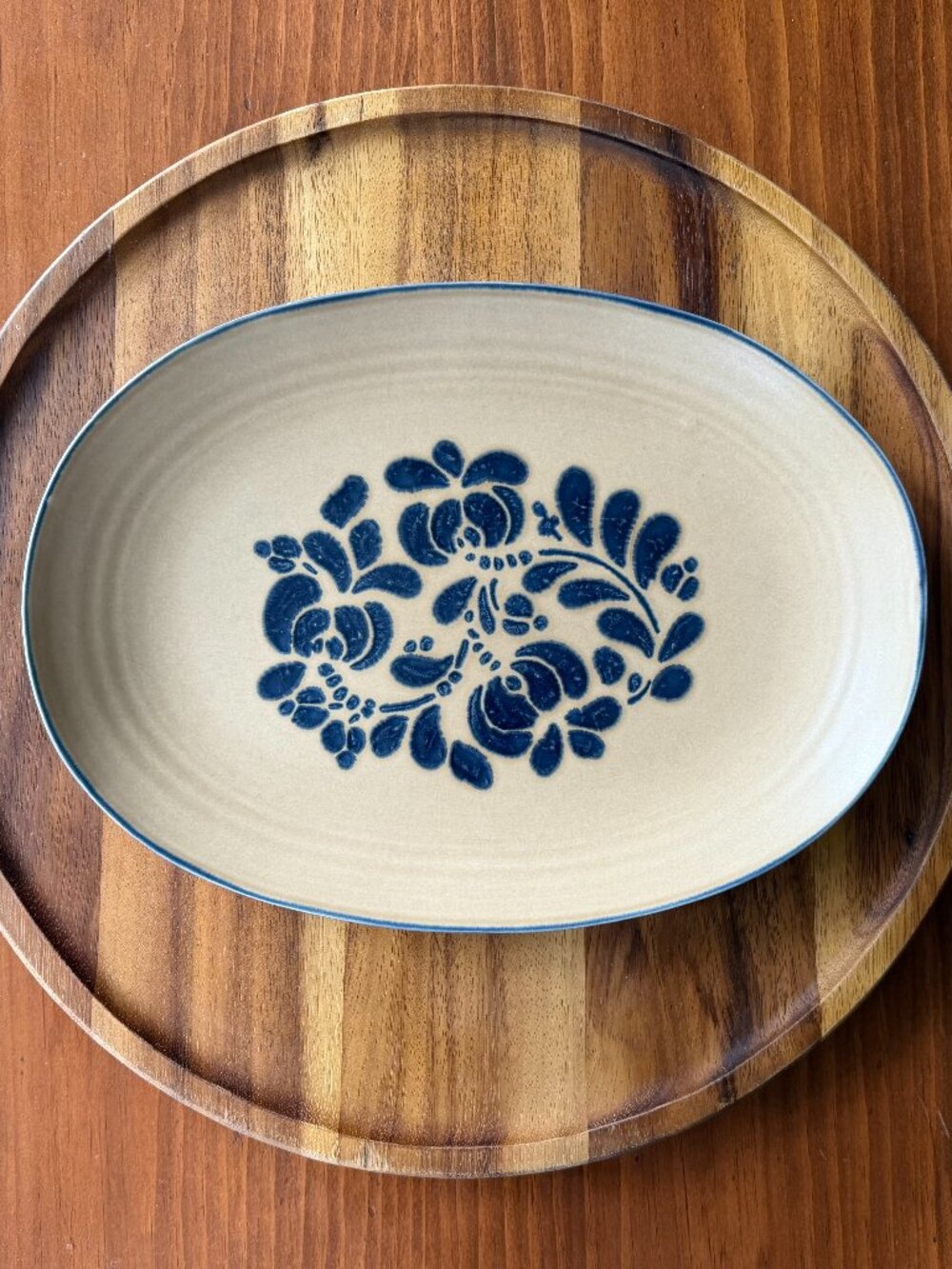 PFALTZGRAFF Folk Art oval serving platter 14-inch